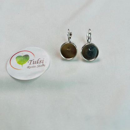 Earring Bazel - (V) (6 Pair)