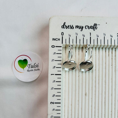 Earring Bazel - (V) (6 Pair)