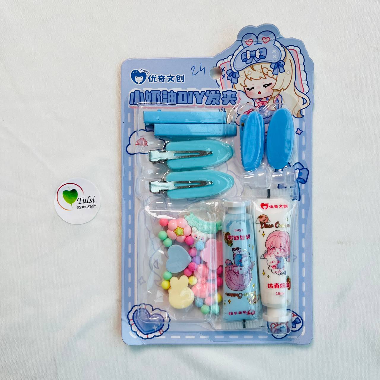 DIY Hairpin Cream Gel Kit Tulsi Resin Store