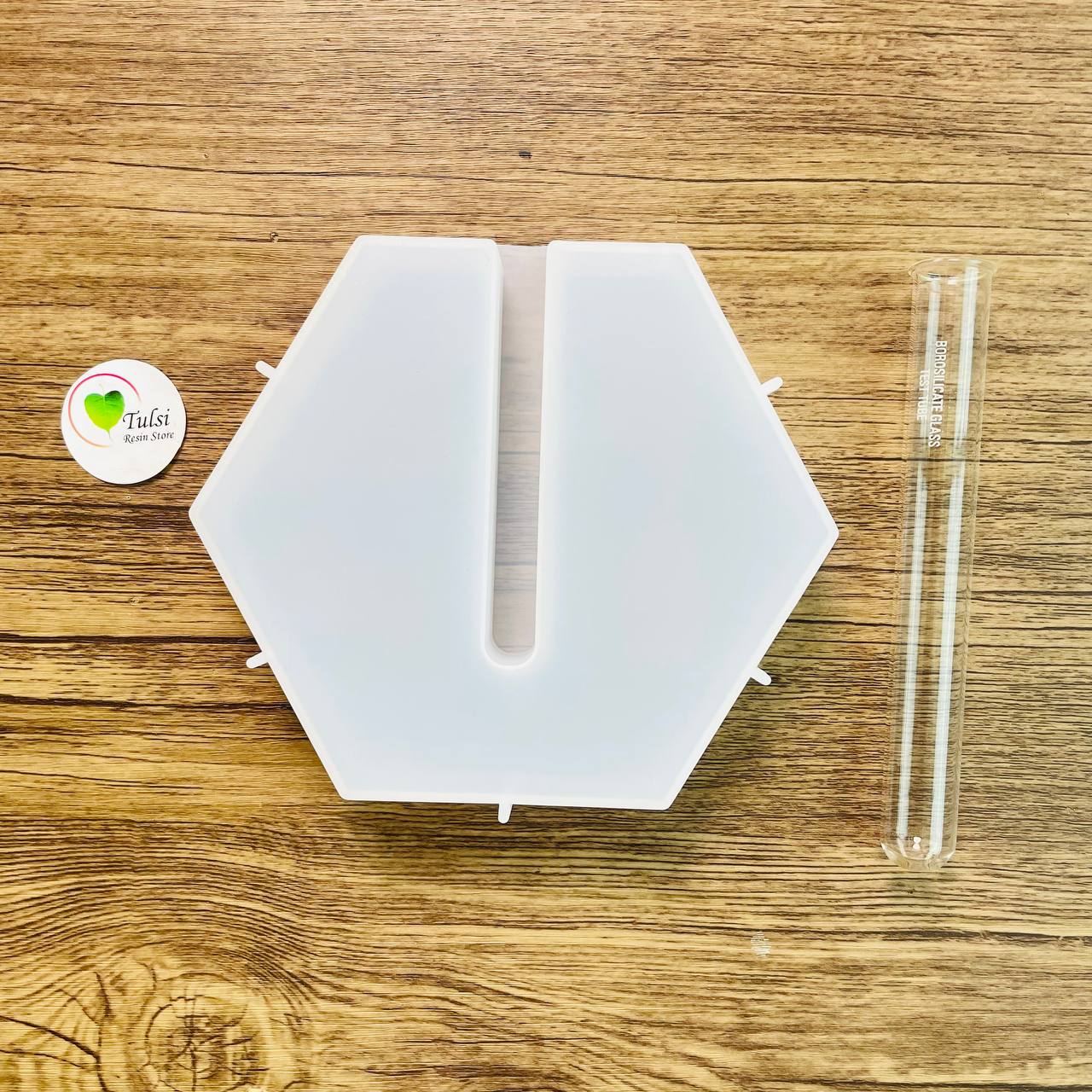 Hexagon Plantern Mould With Test Tube (B)