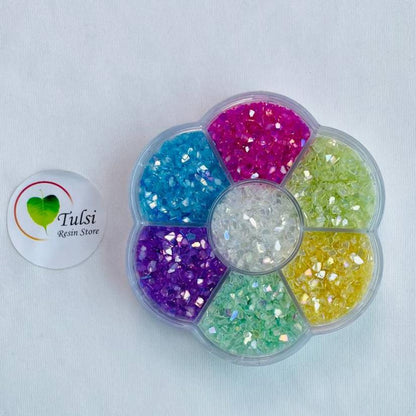 Mini Chip Crystal Set of 7 Tulsi Resin Store
