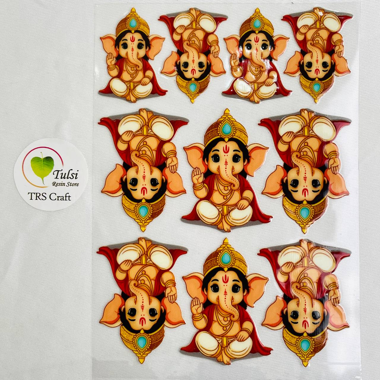 A6 UV DTF Sticker - God Idols Ganesha (C1)