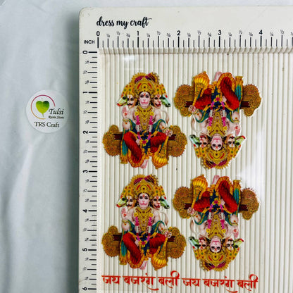 A6 UV DTF Sticker - God Idols HanumanJi (D1)