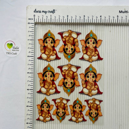 A6 UV DTF Sticker - God Idols Ganesha (C1)