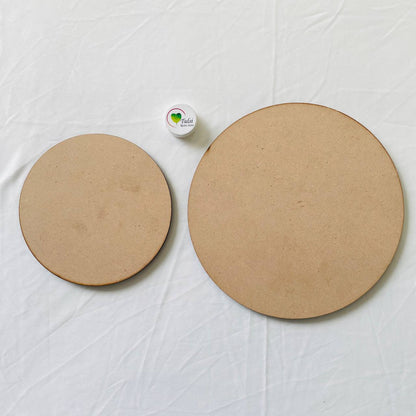Plain Round Base Without Hole - B 9 Inches Tulsi Resin Store