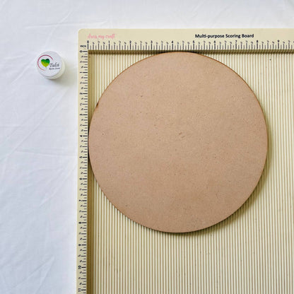 Plain Round Base Without Hole - B 8.5 Inches Tulsi Resin Store
