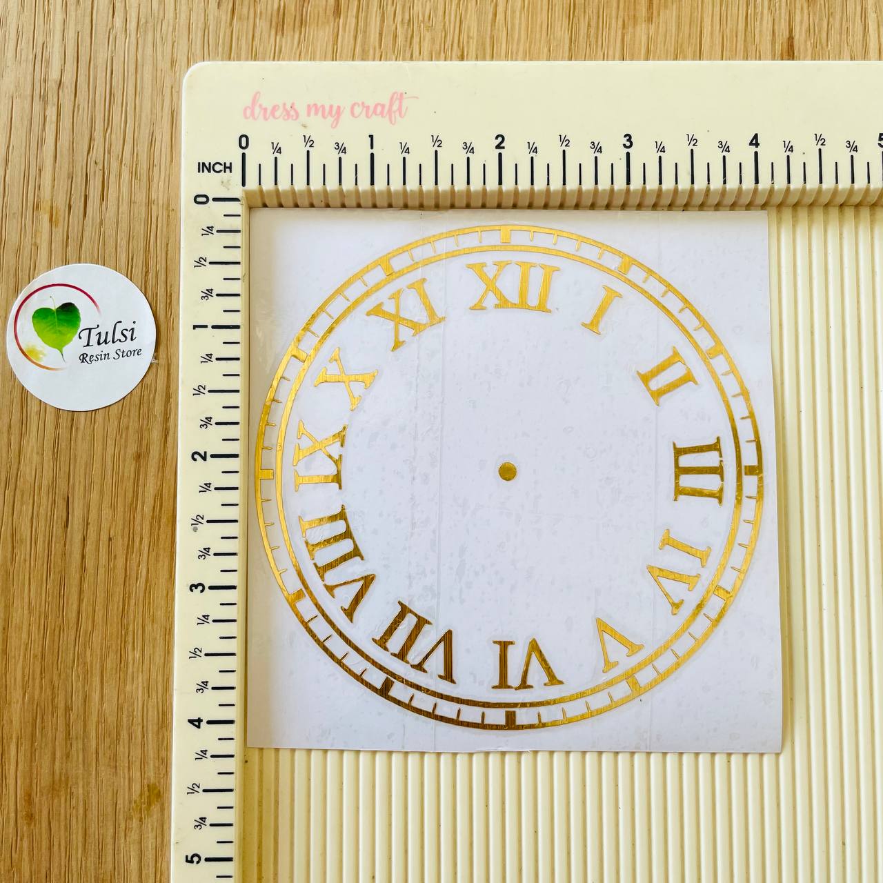 Vinyl Sticker - Ring Design (E) 4" Ring Tulsi Resin Store