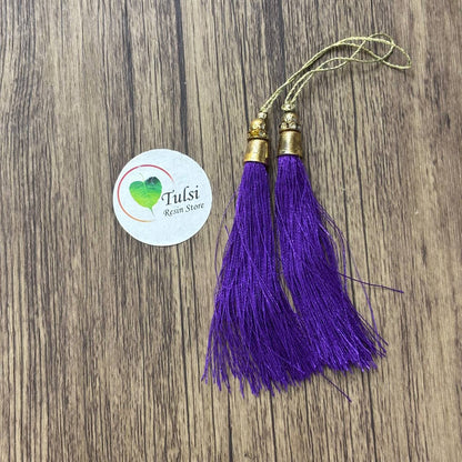Tassels for Bookmark (2pc) - Violet - tulsiresin