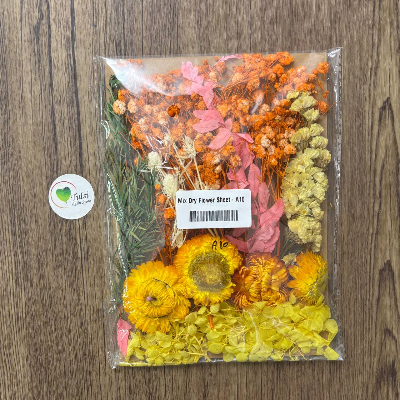 Mix Dry Flower Sheet - A10 Tulsi Resin Store