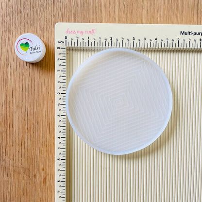 3 Pcs Texture Coaster Mould (A)