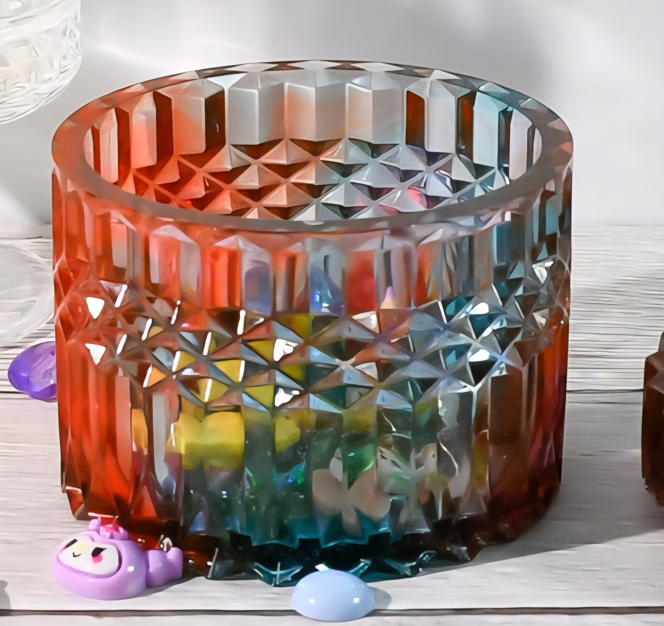 Diamond Cut Planter/Pen Stand Mould