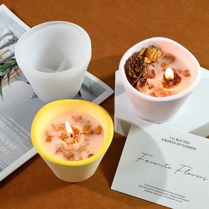 Wave Shape Candle Holder Mould