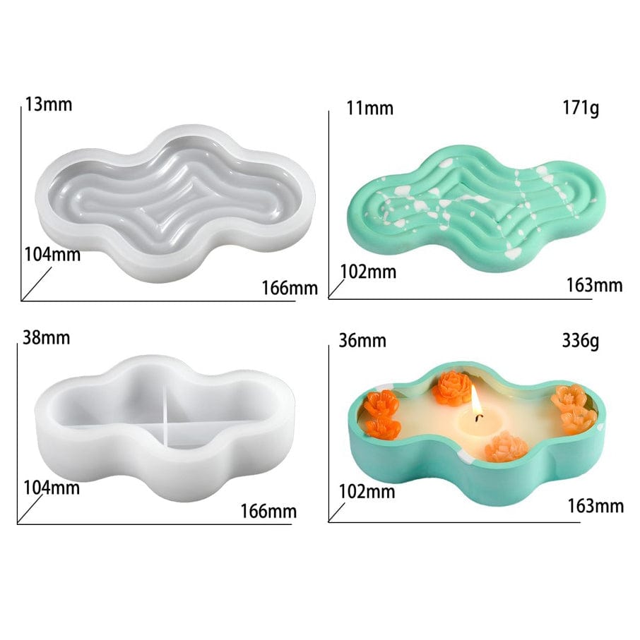 Storage Box Mould (T) - Pea Striped