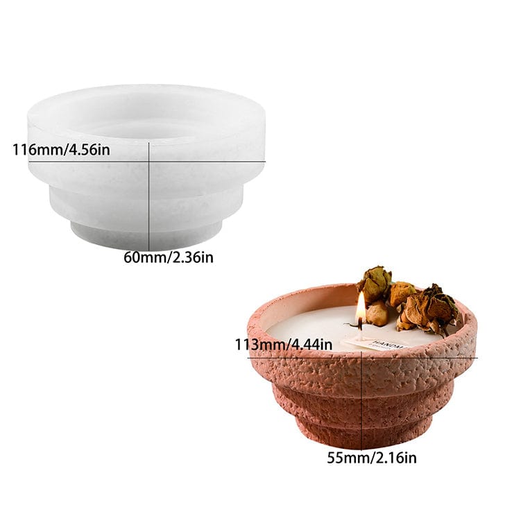 Step Candle Holder Mould