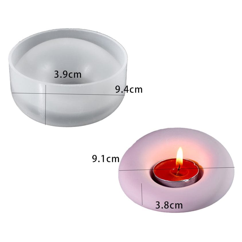 Unequal Circle T-Light Holder Mould