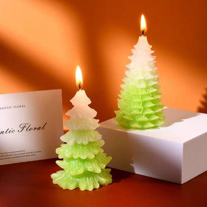 Christmas Tree Candle Mould (D) - - Tulsi Resin Store