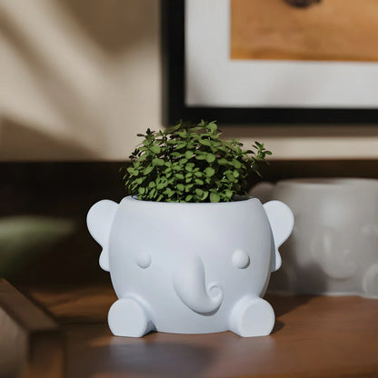 Elephant Planter Pot Jar Mould - Big