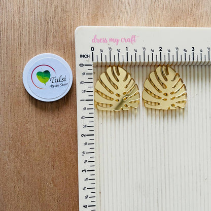 Monstera Leaf Acrylic Cutout (3 pc) Tulsi Resin Store