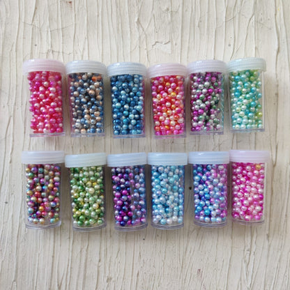 Set of 12 Marble Beads Set Tulsi Resin Store