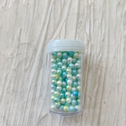 Set of 12 Marble Beads Set Tulsi Resin Store