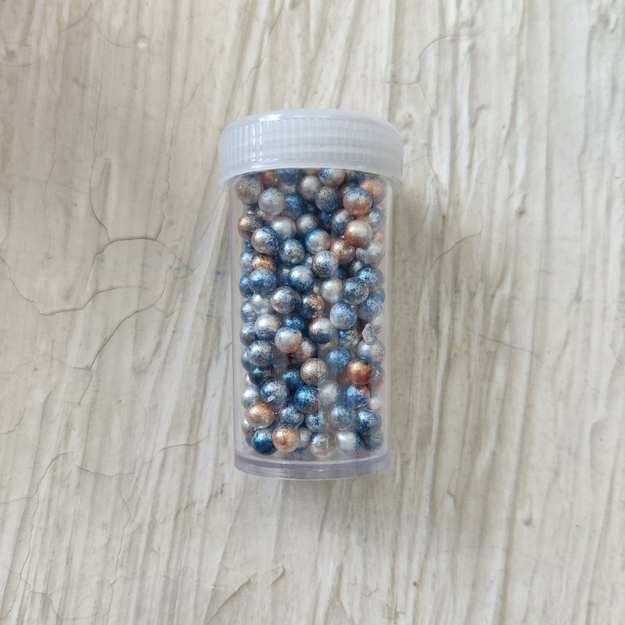 Set of 12 Marble Beads Set Tulsi Resin Store