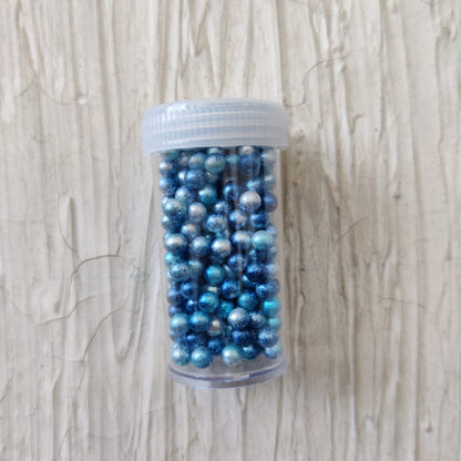 Set of 12 Marble Beads Set Tulsi Resin Store
