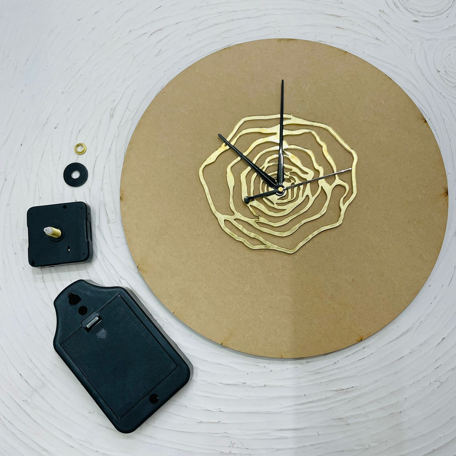 12" Rose Ring Clock Set