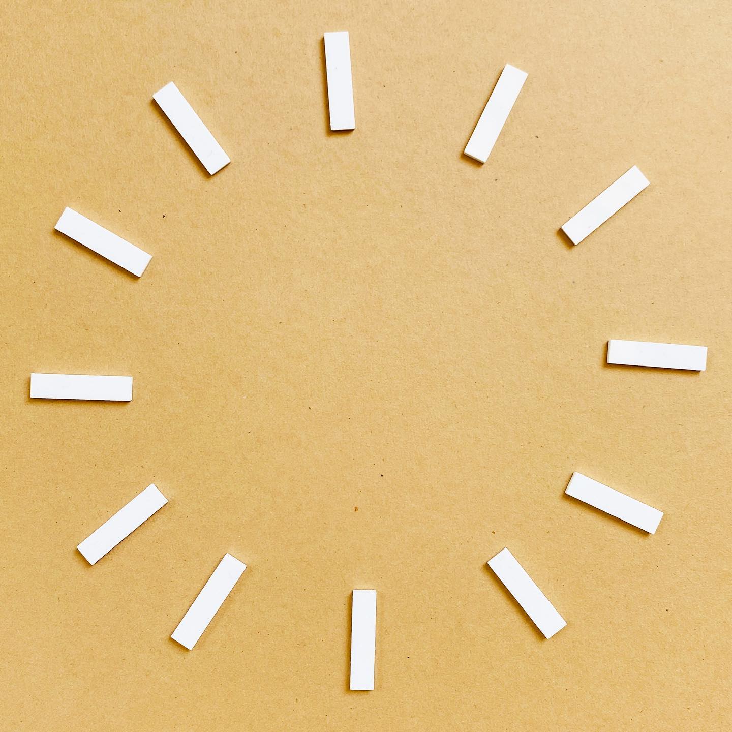 1" Number Sticks 6  Tulsi Resin