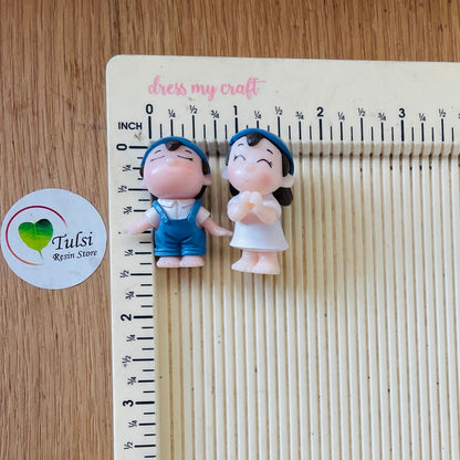 3D Miniature Couple (C) Tulsi Resin Store