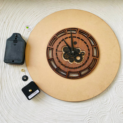 3D Gear Clock set-Design B