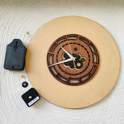 3D Gear Clock set-Design B