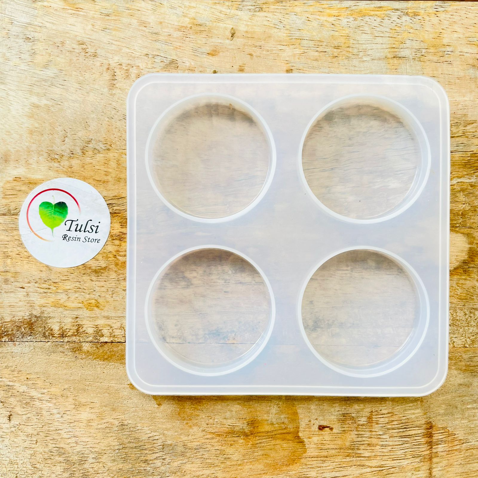 4 Cavity Pop-socket Mould (A) Round Tulsi Resin Store