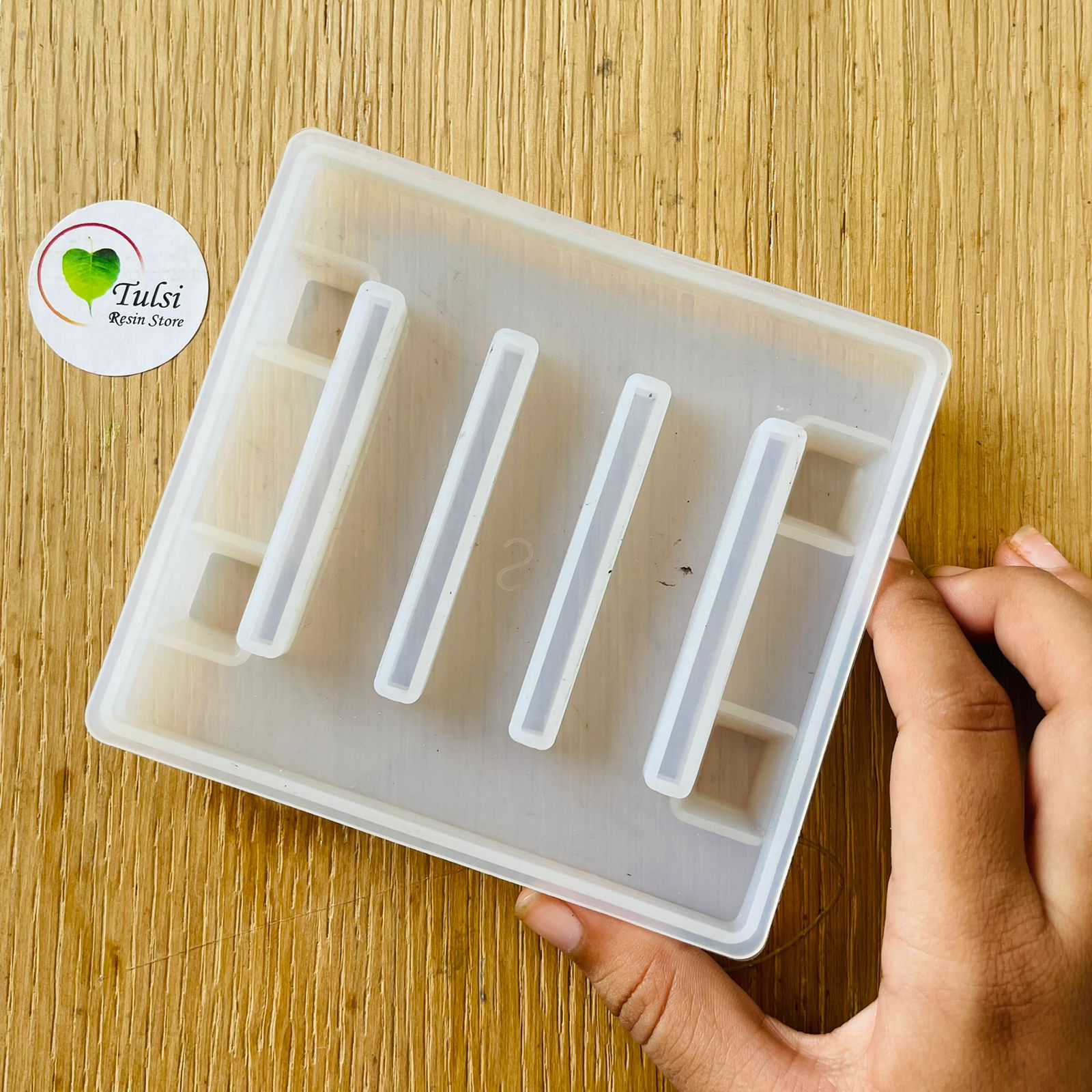 4 Slot Coaster Stand Mould (A)