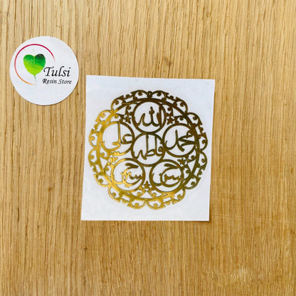 Metal Sticker - Panjtan Paak Tulsi Resin Store