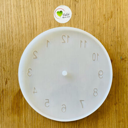 6" English Number Clock Mould (B) Tulsi Resin Store