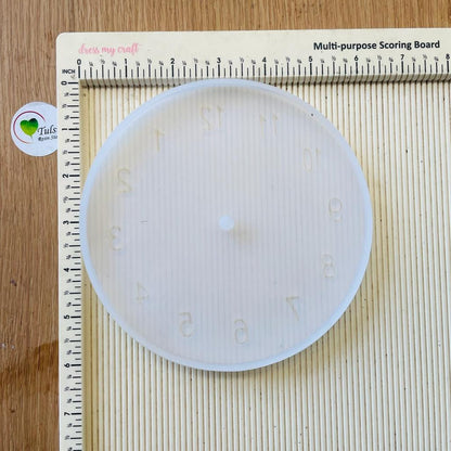 6" English Number Clock Mould (B) Tulsi Resin Store