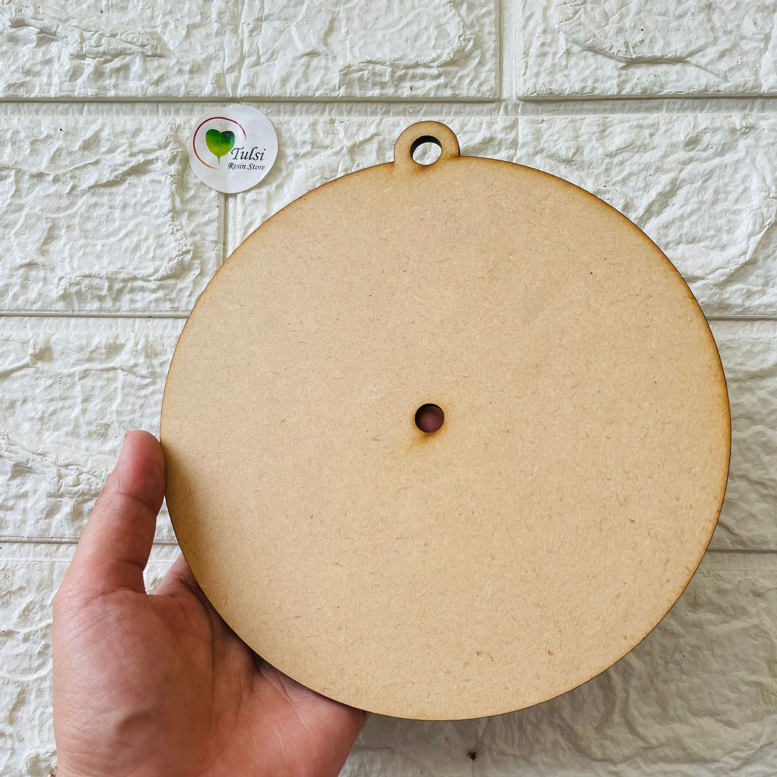 MDF Hanging Clock Base Tulsi Resin Store