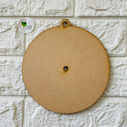 MDF Hanging Clock Base Tulsi Resin Store