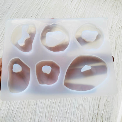 6 in 1 Agate Pendant Mould
