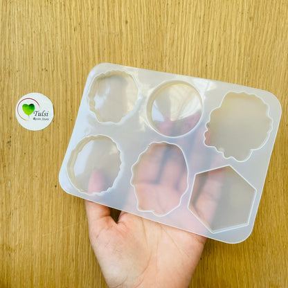 6 pcs Popsocket mould Tulsi Resin Store