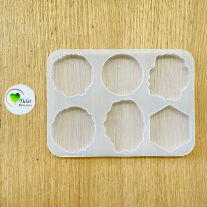 6 pcs Popsocket mould Tulsi Resin Store
