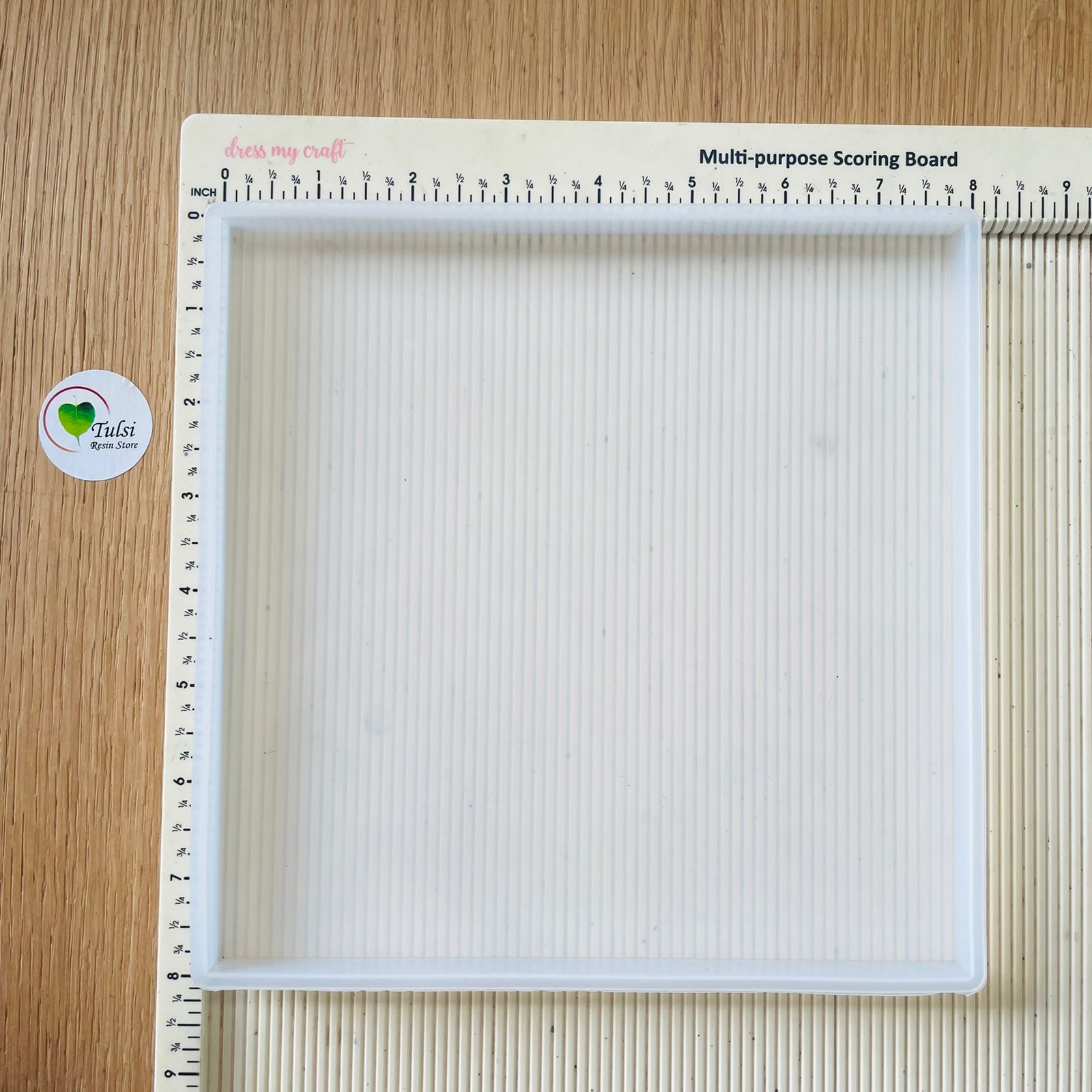 8" Plain Square Tray Mould