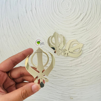 Acrylic Cutout - Khanda Tulsi Resin Store