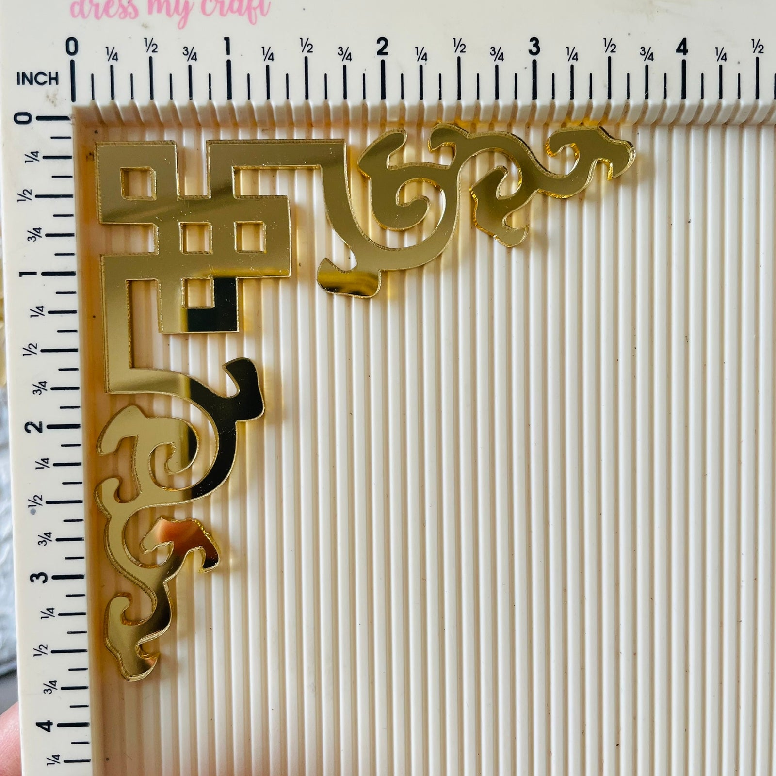 Acrylic Cutout - Corner (B)