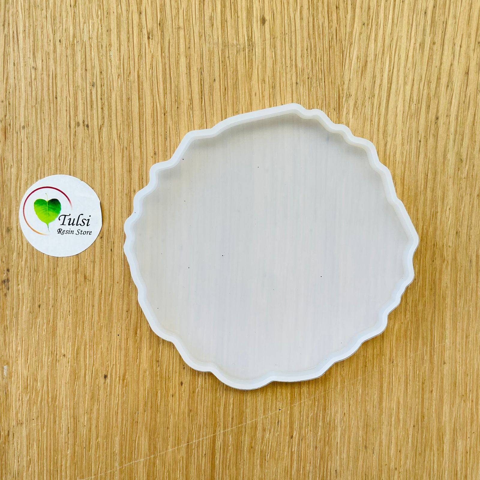Agate Coaster Mould - 4" Thin 1 | Tulsi Resin