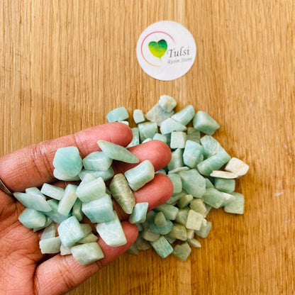 Amezonite Crystal Tulsi Resin Store