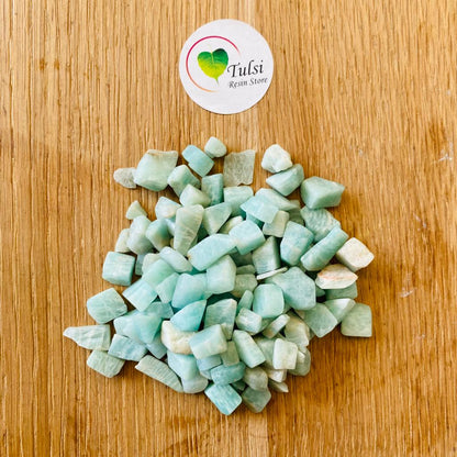 Amezonite Crystal Tulsi Resin Store