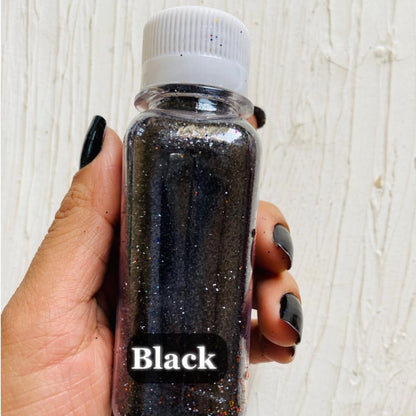 Glitter - Black tulsiresin