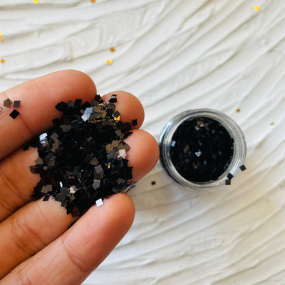 Square Chunks Black Tulsi Resin Store