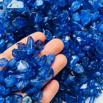 Blue Dyed Crystal 250 Gram tulsiresin
